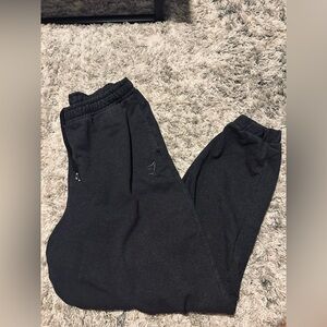 charcoal gymshark joggers 
size L